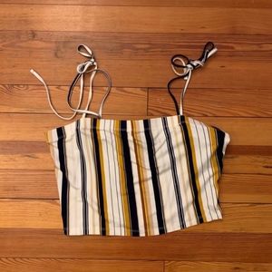 NWT Forever 21 Tie-Strap Crop Top